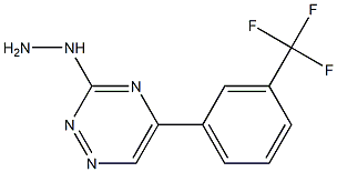 [5-[3-(Trifluoromethyl)phenyl]-1,2,4-triazin-3-yl]hydrazine 结构式