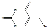 5-Methylselenomethyluracil 结构式