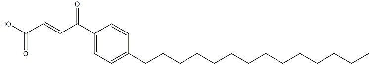 3-(4-Tetradecylbenzoyl)acrylic acid Structure