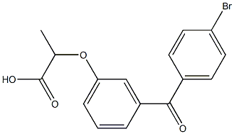 2-[m-(p-Bromobenzoyl)phenoxy]propionic acid