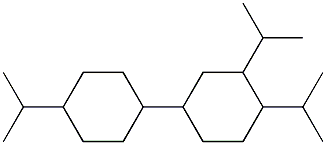 3,4,4'-Triisopropyl-1,1'-bicyclohexane,,结构式