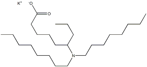 6-(Dioctylamino)nonanoic acid potassium salt Structure