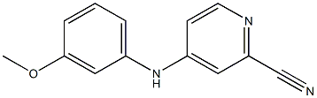 4-(3-Methoxyphenylamino)pyridine-2-carbonitrile Structure