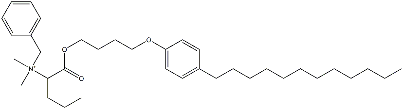 N,N-Dimethyl-N-benzyl-N-[1-[[4-(4-dodecylphenyloxy)butyl]oxycarbonyl]butyl]aminium