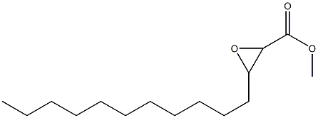 2,3-エポキシミリスチン酸メチル 化学構造式