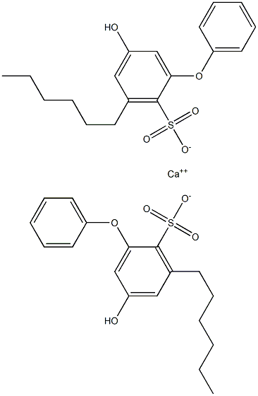 Bis(5-hydroxy-3-hexyl[oxybisbenzene]-2-sulfonic acid)calcium salt
