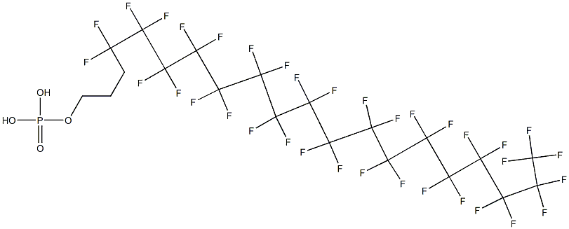 Phosphoric acid hydrogen (4,4,5,5,6,6,7,7,8,8,9,9,10,10,11,11,12,12,13,13,14,14,15,15,16,16,17,17,18,18,19,19,20,20,20-pentatriacontafluoroicosan-1-yl) ester|