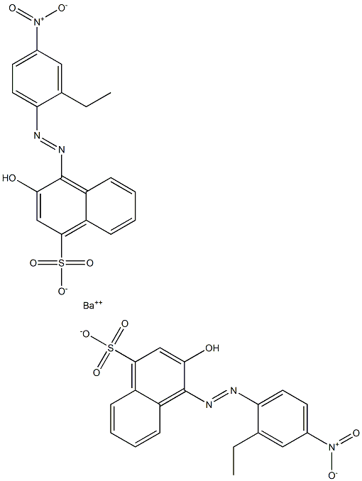  Bis[1-[(2-ethyl-4-nitrophenyl)azo]-2-hydroxy-4-naphthalenesulfonic acid]barium salt