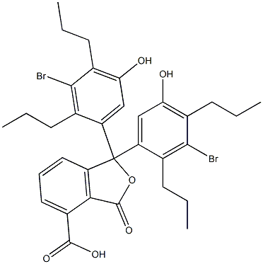 1,1-Bis(3-bromo-5-hydroxy-2,4-dipropylphenyl)-1,3-dihydro-3-oxoisobenzofuran-4-carboxylic acid