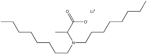 2-(Dioctylamino)propanoic acid lithium salt