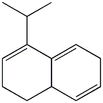 1,2,6,8a-Tetrahydro-4-isopropylnaphthalene Structure