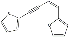 (Z)-1-(2-Furyl)-4-(2-thienyl)-1-buten-3-yne 结构式