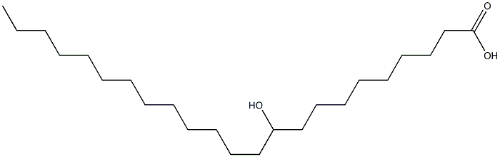 10-Hydroxytricosanoic acid,,结构式