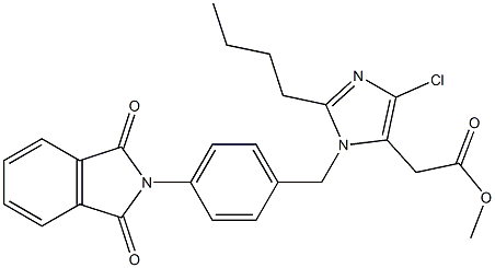 2-Butyl-4-chloro-1-[4-[(2,3-dihydro-1,3-dioxo-1H-isoindol)-2-yl]benzyl]-1H-imidazole-5-acetic acid methyl ester