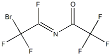 N-(2-Bromo-1,2,2-trifluoroethylidene)trifluoroacetamide Structure