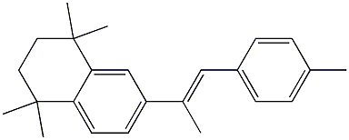 2-[(E)-1-(4-Methylphenyl)-1-propen-2-yl]-5,6,7,8-tetrahydro-5,5,8,8-tetramethylnaphthalene Structure