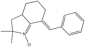  2,2-Dimethyl-3,3a,4,5,6,7-hexahydro-7-benzylidene-2H-indole 1-oxide