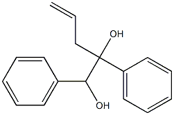 1,2-Diphenyl-4-pentene-1,2-diol Structure
