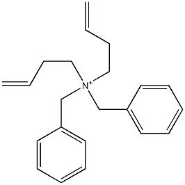 Di(3-butenyl)dibenzylaminium Structure