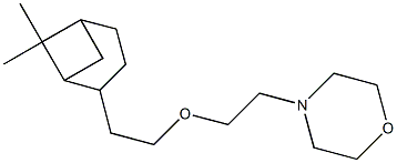 4-[2-[2-(6,6-Dimethylbicyclo[3.1.1]heptan-2-yl)ethoxy]ethyl]morpholine Structure