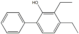 3,4-Diethylbiphenyl-2-ol,,结构式