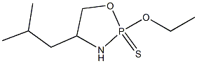 2-エトキシ-4-(2-メチルプロピル)-1,3,2-オキサザホスホリジン2-スルフィド 化学構造式