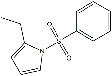 1-(Phenylsulfonyl)-2-ethyl-1H-pyrrole Structure