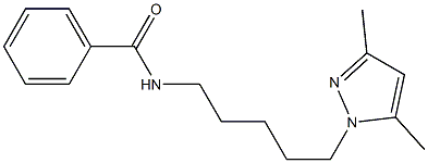 N-[5-(3,5-Dimethyl-1H-pyrazol-1-yl)pentyl]benzamide|