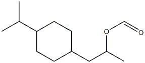 ぎ酸1-(p-メンタン-7-イル)エチル 化学構造式
