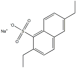 2,6-Diethyl-1-naphthalenesulfonic acid sodium salt Structure