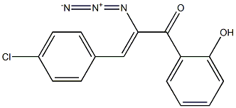 2-Azido-1-(o-hydroxyphenyl)-3-(p-chlorophenyl)-2-propen-1-one
