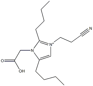  3-(2-Cyanoethyl)-2,5-dibutyl-1-(carboxymethyl)-1H-imidazol-3-ium