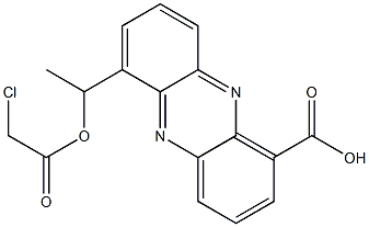 6-[1-[(Chloroacetyl)oxy]ethyl]-1-phenazinecarboxylic acid