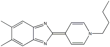  1-Butyl-4-(5,6-dimethyl-2H-benzimidazol-2-ylidene)-1,4-dihydropyridine