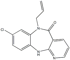 6,11-Dihydro-8-chloro-6-(2-propenyl)-5H-pyrido[2,3-b][1,5]benzodiazepin-5-one