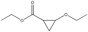 2-Ethoxycyclopropanecarboxylic acid ethyl ester,,结构式