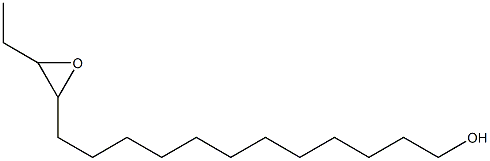 13,14-Epoxyhexadecan-1-ol Structure