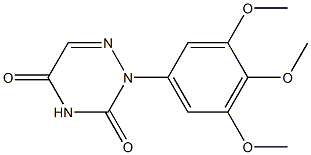 2-[3,4,5-Trimethoxyphenyl]-1,2,4-triazine-3,5(2H,4H)-dione|