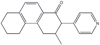 2-(4-Pyridinyl)methyl-3,4,5,6,7,8-hexahydrophenanthren-1(2H)-one