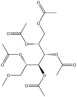  6-O-Methyl-1-O,2-O,3-O,4-O,5-O-pentaacetyl-L-glucitol