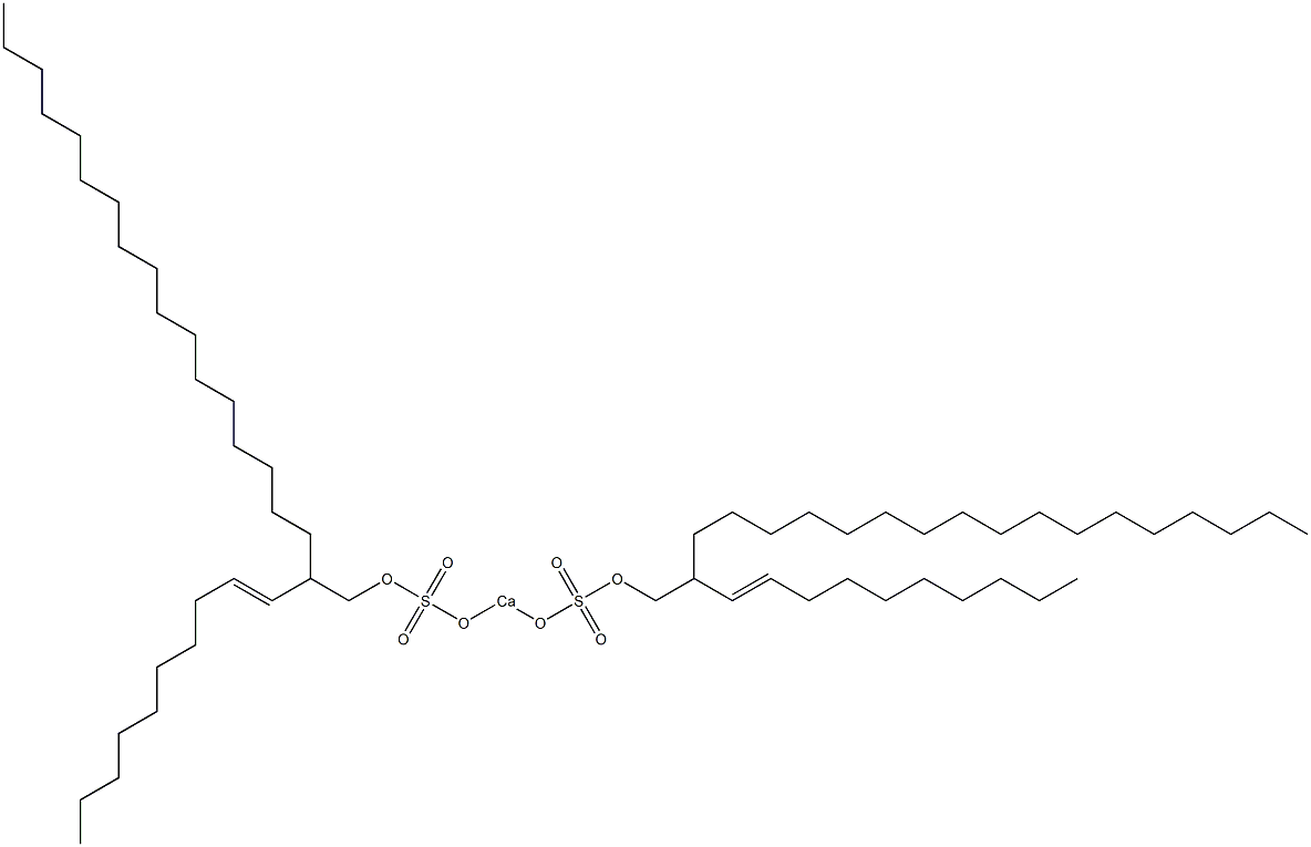 Bis[2-(1-decenyl)nonadecyloxysulfonyloxy]calcium|