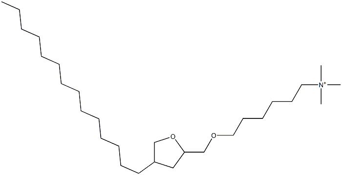  6-[(Tetrahydro-4-tetradecylfuran)-2-ylmethoxy]-N,N,N-trimethylhexan-1-aminium