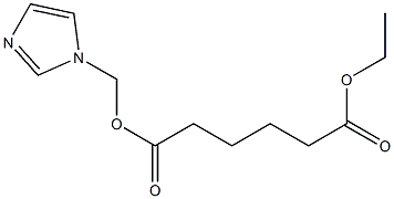 Adipic acid 1-ethyl 6-(1H-imidazol-1-ylmethyl) ester