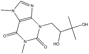 3-(2,3-Dihydroxy-3-methylbutyl)-1,7-dimethylxanthine|