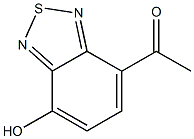7-Acetyl-2,1,3-benzothiadiazol-4-ol Struktur