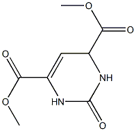 2-Oxo-1,2,3,6-tetrahydropyrimidine-4,6-dicarboxylic acid 4-methyl 6-methyl ester Structure