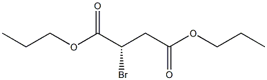 [S,(-)]-Bromosuccinic acid dipropyl ester 结构式