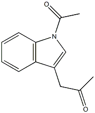 1-(1-Acetyl-1H-indol-3-yl)propan-2-one Struktur