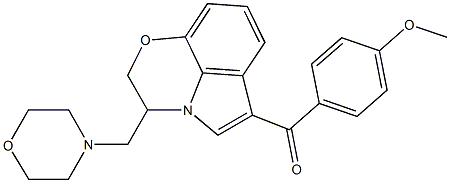 2,3-Dihydro-6-(4-methoxybenzoyl)-3-morpholinomethylpyrrolo[1,2,3-de]-1,4-benzoxazine