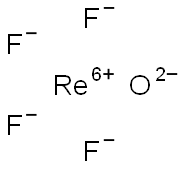 Rhenium(VI) tetrafluorideoxide Struktur